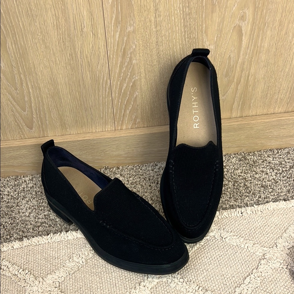 Rothy's Black Loafers